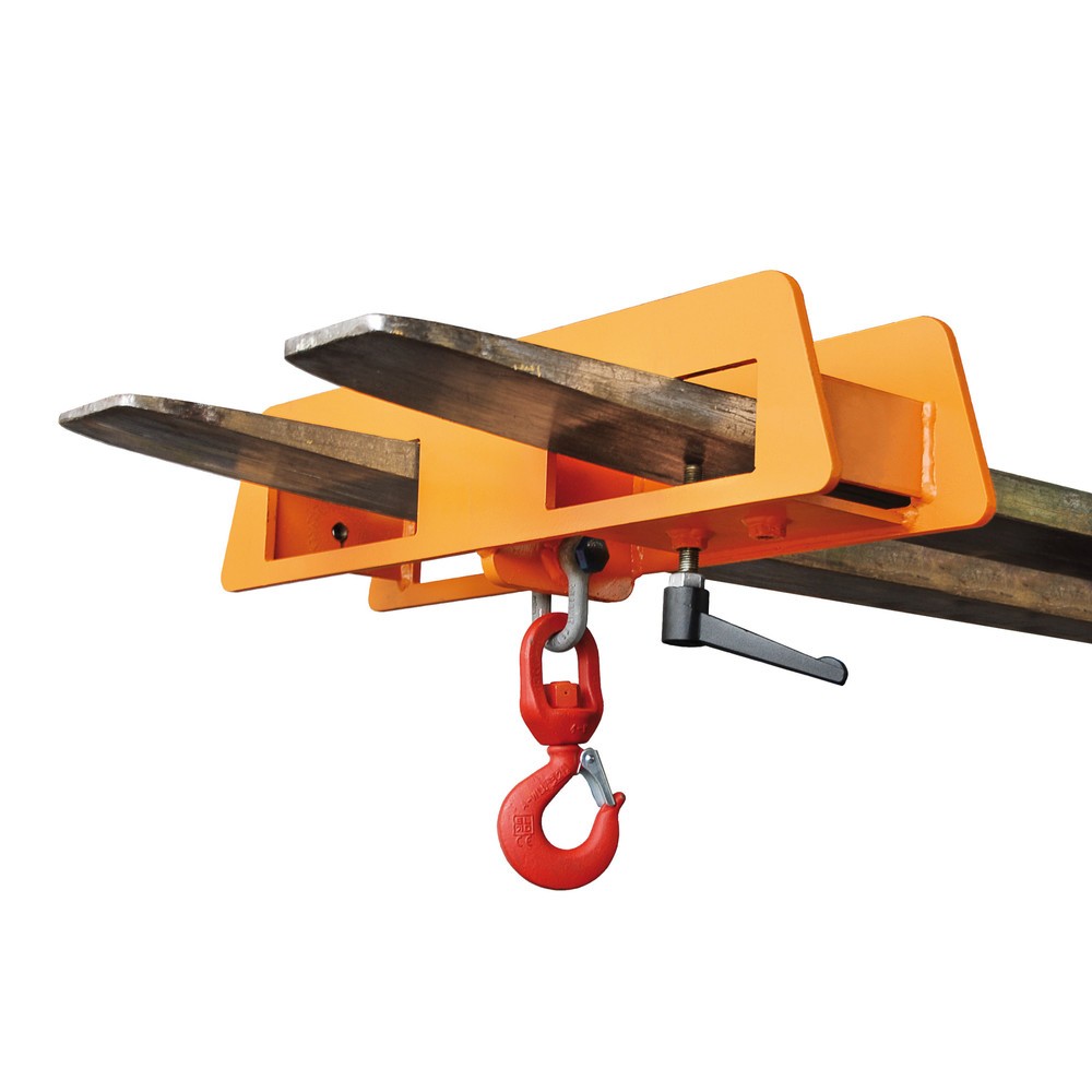 Product afbeelding: Bauer® Lasthaak voor heftrucks, oranje, cap. 1.500 kg