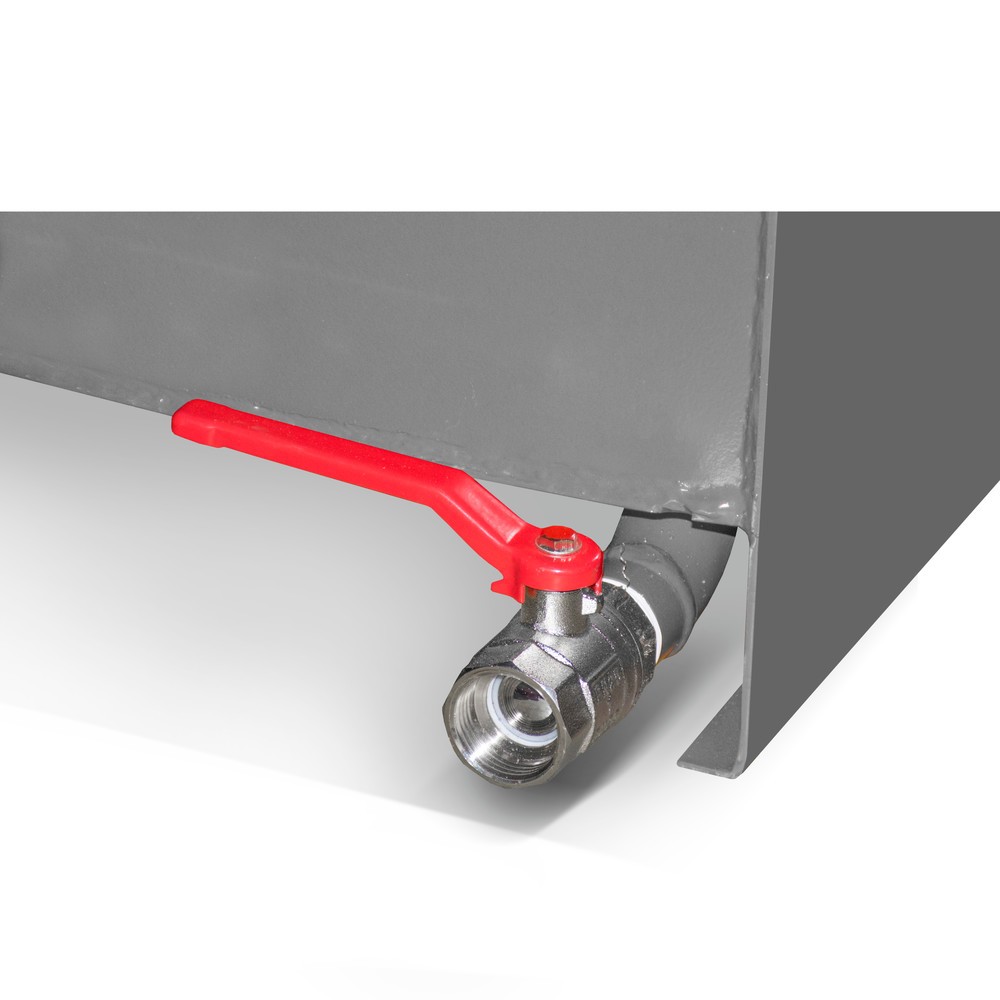 Productafbeelding nr. 8: Bauer® Minibak voor spaanders, extreem lage bouwhoogte, gelakt, volume 0,46 m³, RAL 5012 lichtblauw