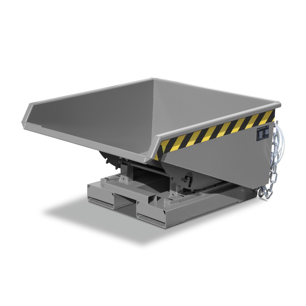 Productafbeelding nr. 5: Bauer® Minikantelbak met afrolmechanisme, lage bouwhoogte, gelakt, volume 0,225 m³, RAL 5012 lichtblauw