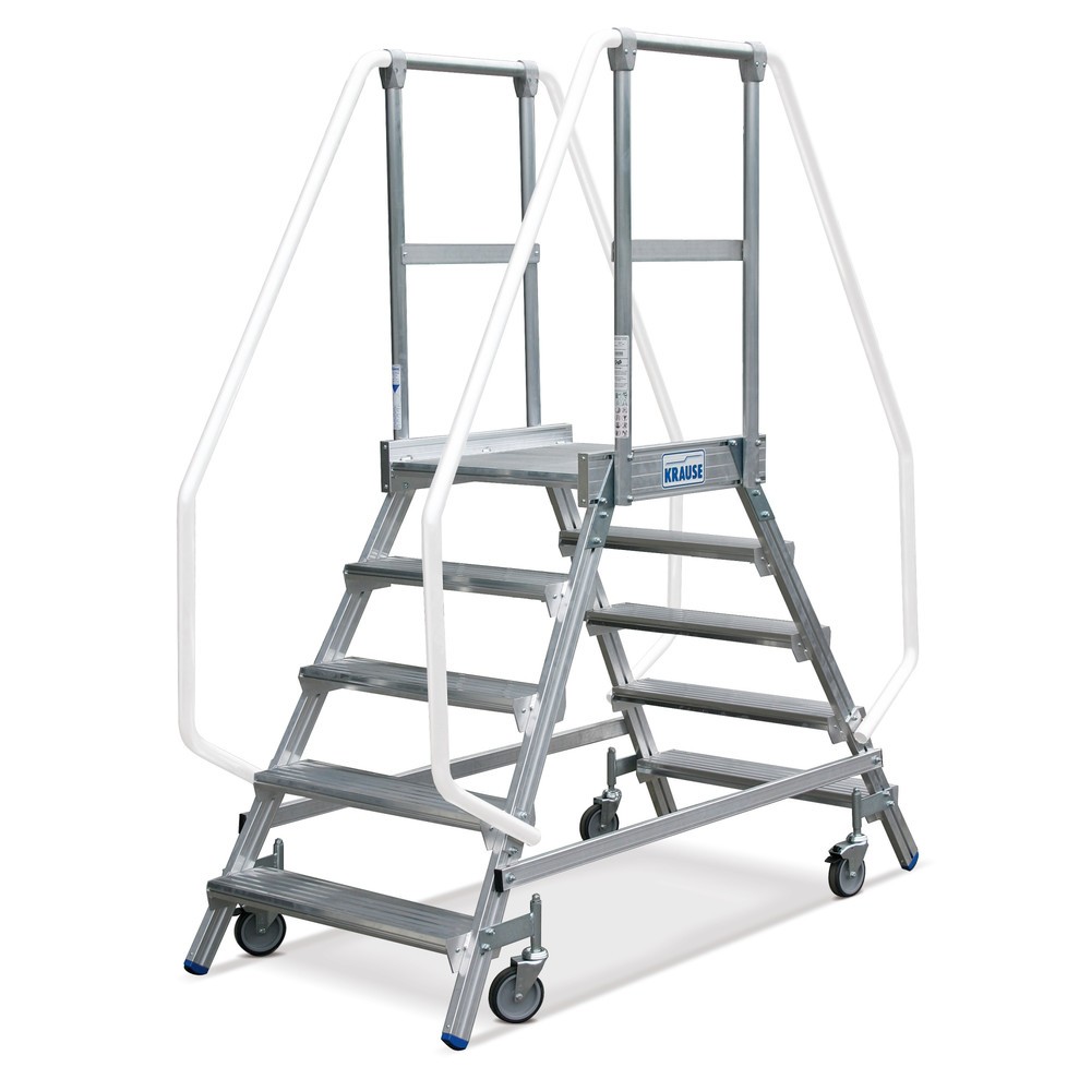 Product afbeelding: Bordestrap KRAUSE®, 2-zijdig, verrijdbaar, stahoogte 1,65 m