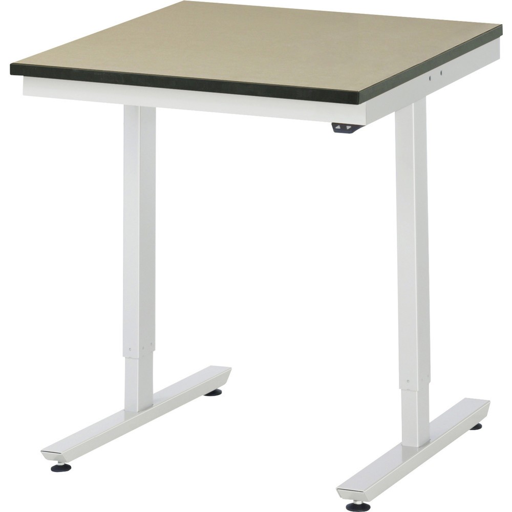 Product afbeelding: Elektrisch in hoogte verstelbare werktafel RAU serie adlatus 300, hxbxd 720-1.120 x 750 x 800 mm, mdf werkblad