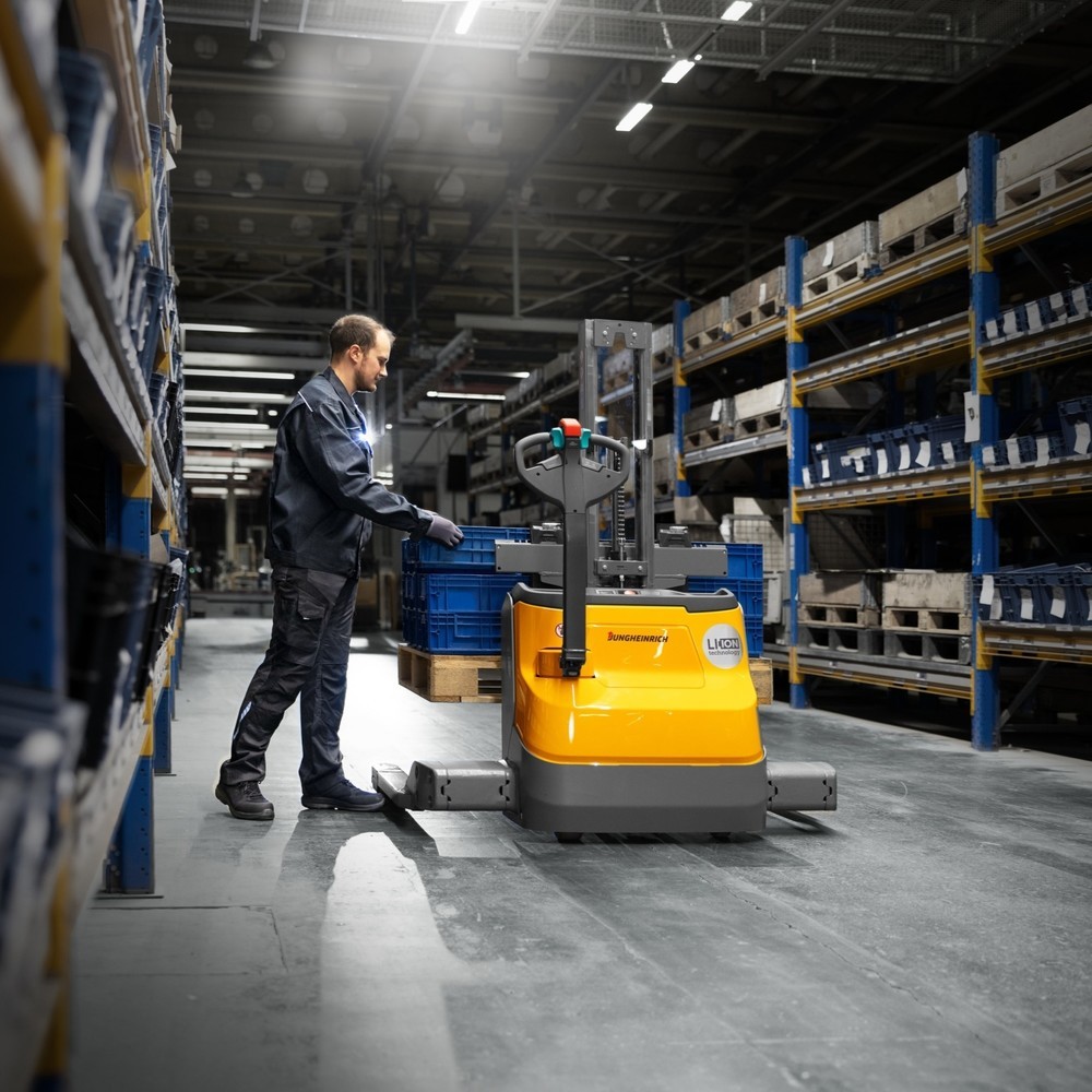 Productafbeelding nr. 6: Elektrische stapelaar Jungheinrich EJC 110bi E, monomast, hefhoogte 2.030 mm, draagvermogen 1.200 kg, proportionele hydraulica, wielarmafstand 1.270 mm