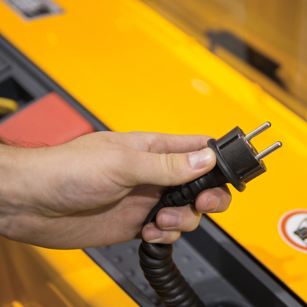 Productafbeelding nr. 5: Elektrische stapelaar Jungheinrich EJC 110/ZT, tweevoudige telescoop hefmast, hefhoogte 2.590 mm, draagvermogen 1.000 kg, proportionele hydraulica, Aquamatik