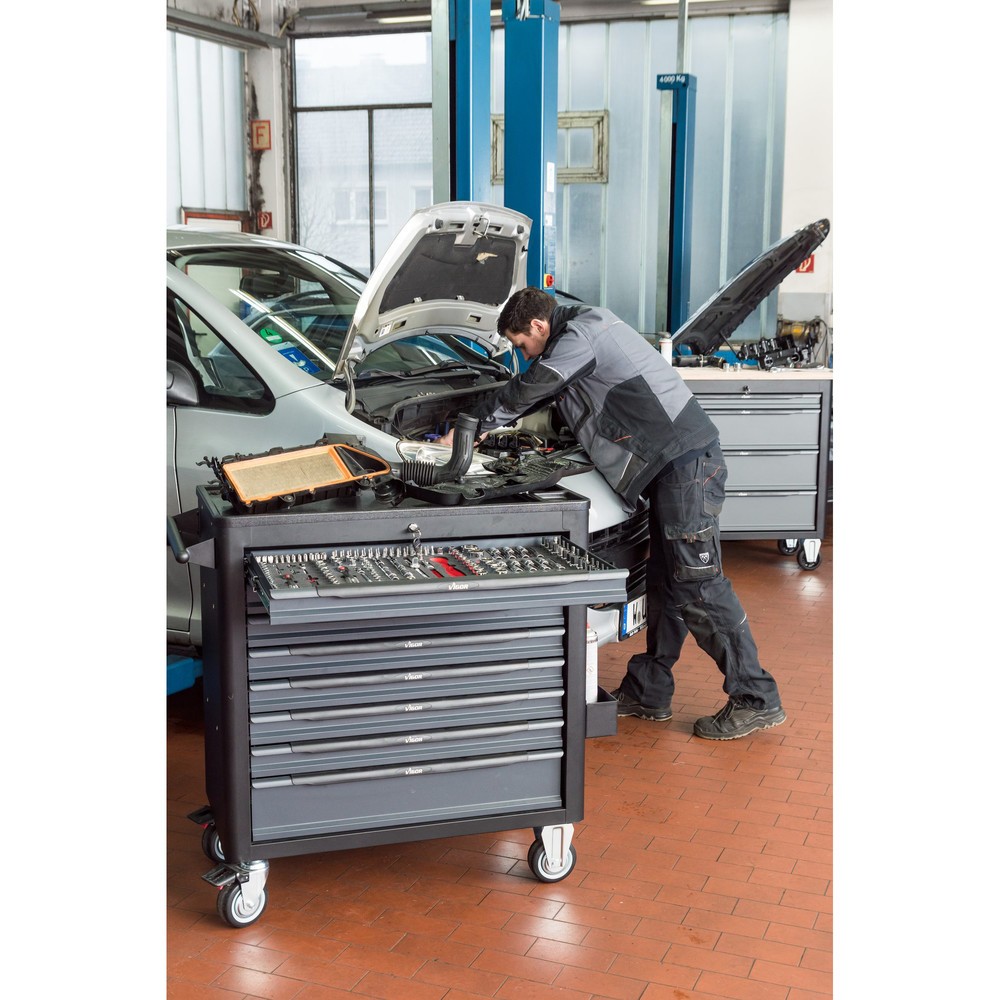 Productafbeelding nr. 4: Gereedschapswagen VIGOR® 1000 XL, 8 lades, incl. 375-delig gereedschapsassortiment