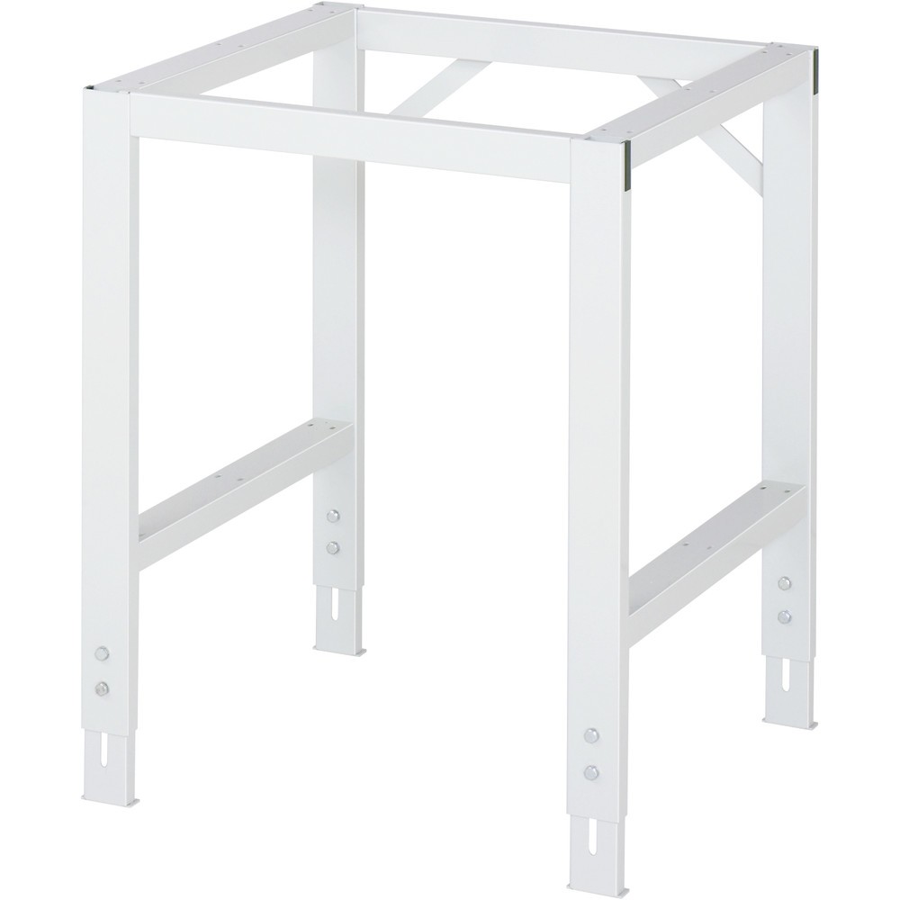 Productafbeelding nr. 3: RAU in hoogte verstelbare werktafel serie TOM, h x b x d 760-1.080 x 750 x 1.000 mm, werkblad met bekleding van roestvrijstalen plaat