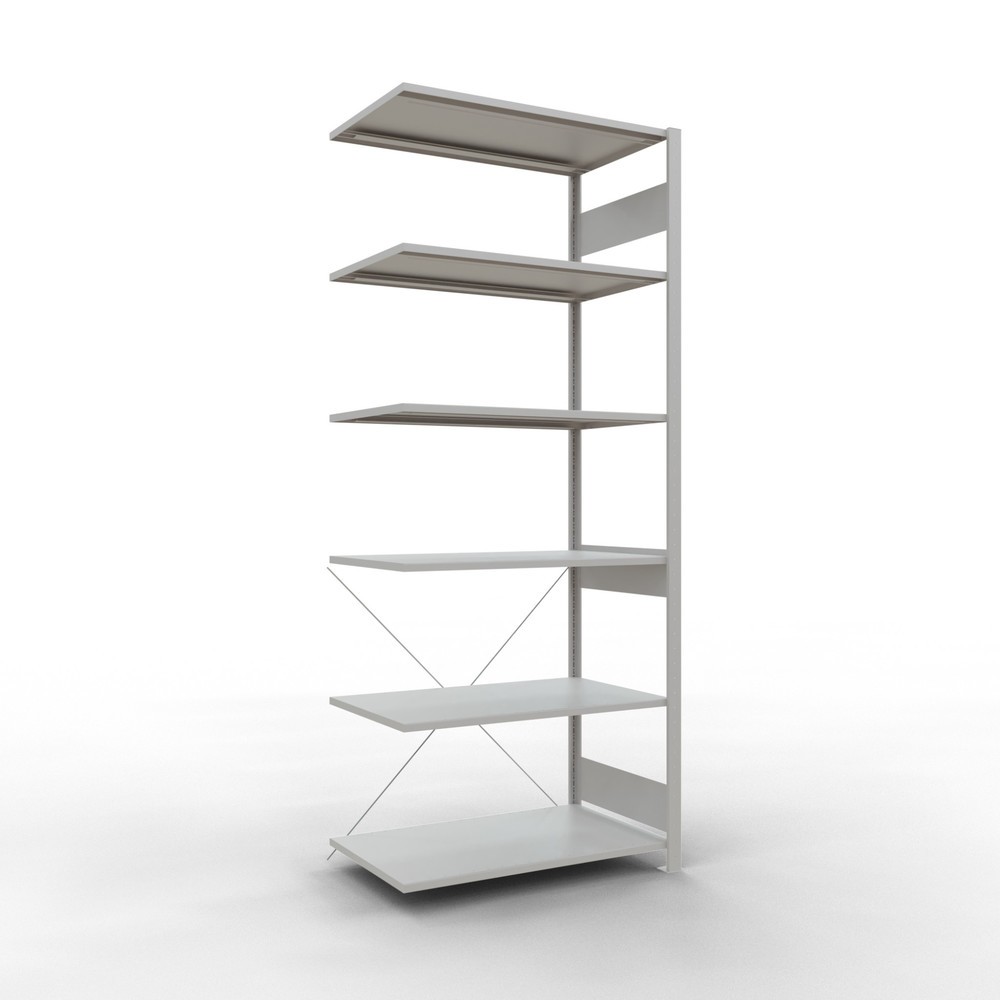 Productafbeelding nr. 1: Legbordstelling SCHULTE, AE, VL 150 kg, lichtgrijs, hxbxd 2.500 x 1.000 x 600 mm
