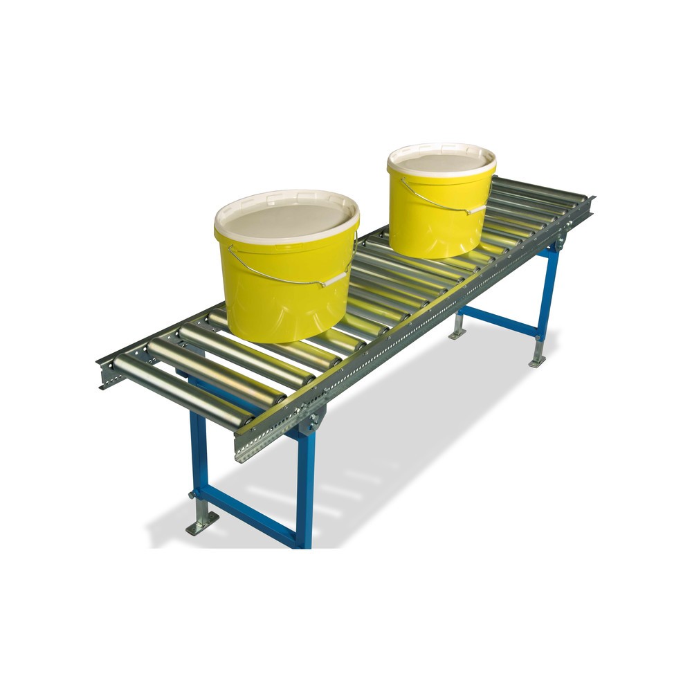 Productafbeelding nr. 3: Lichte rollenbaan, rollen van buizenstaal, Ø 50 mm, lxb 1.500 x 300 mm, asafstand 100 mm