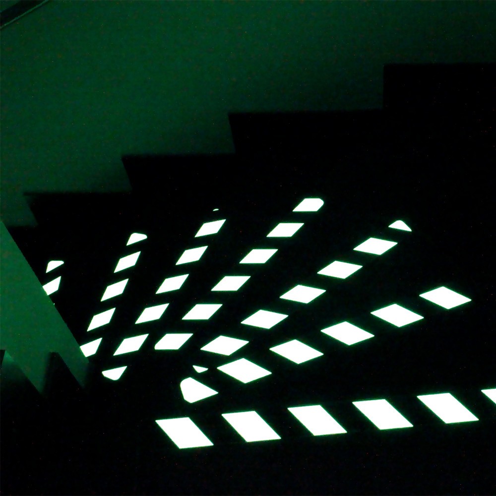 Productafbeelding nr. 3: m2-antisliplaag™ fluorescerend-zwart, 10 stuks, lxb 50 x 800 mm