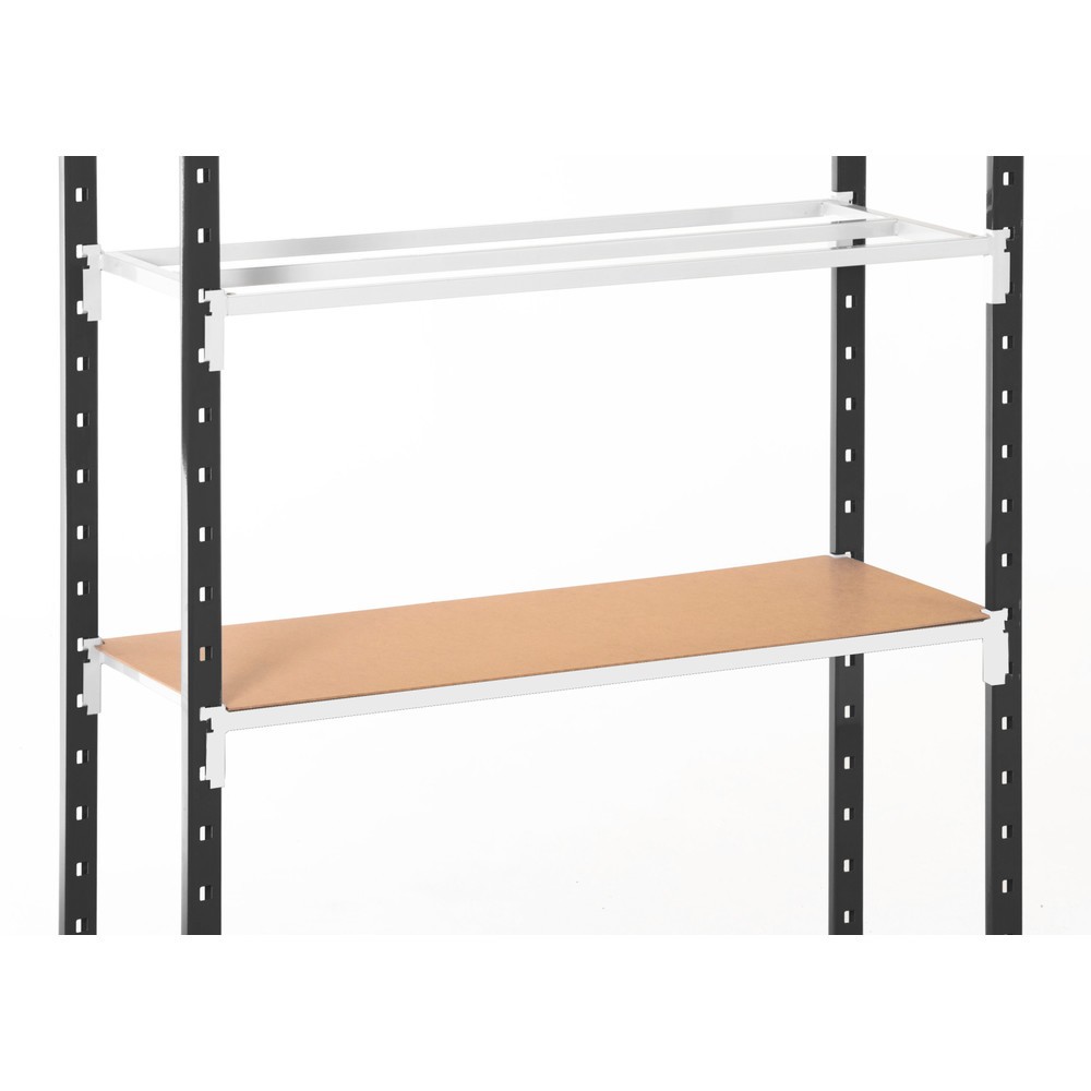 Product afbeelding: ManOrga Legbord voor legbordstelling, grafietgrijs/lichtgrijs, vaklast 71 kg, B x D 1.500 x 300 mm
