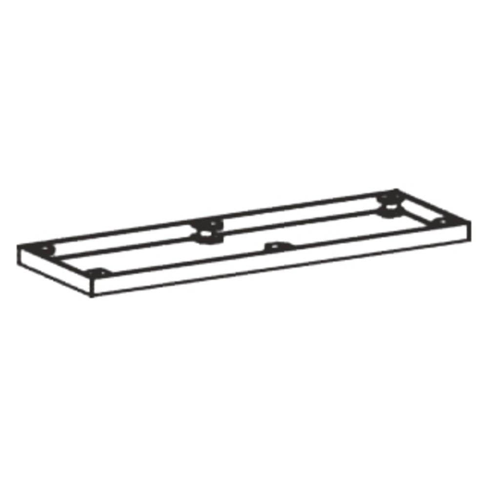 Productafbeelding nr. 3: Metalen sokkel voor kantoorkast Profi, b x d 50 x 400 mm, zilver