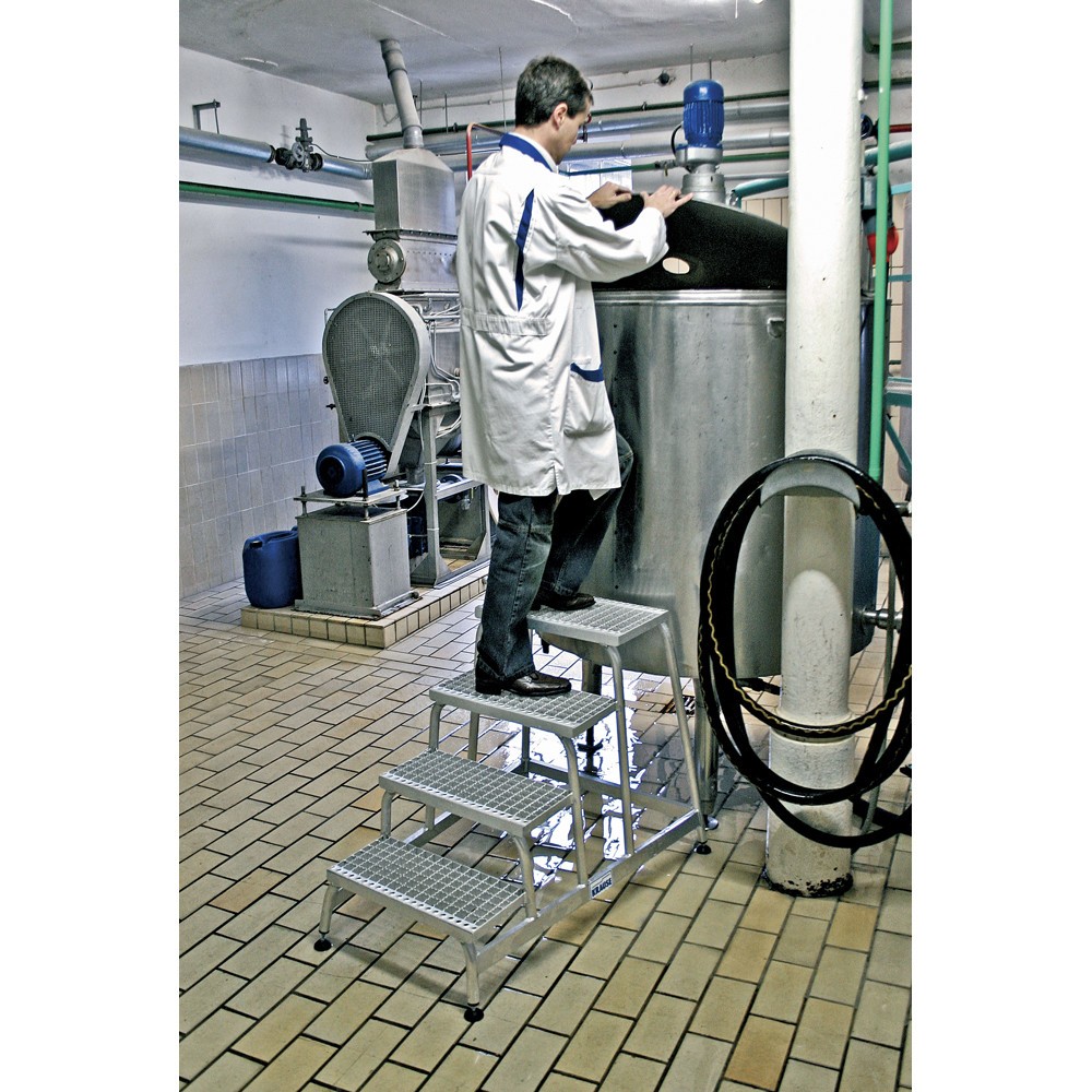 Productafbeelding nr. 5: Montagetrap KRAUSE® met roostertreden, stahoogte 1 m