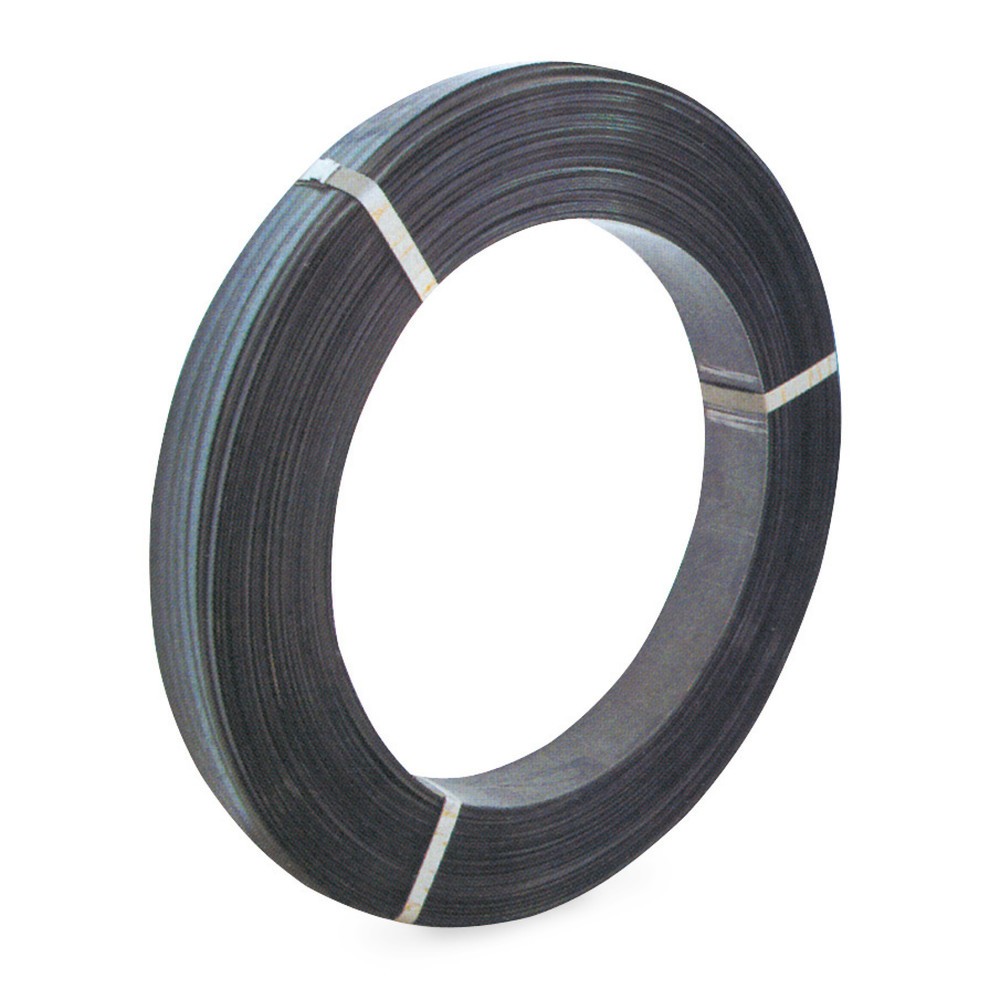 Product afbeelding: Stalen omsnoeringsband, zwart gelakt, meerlaags, bandbreedte 16 mm
