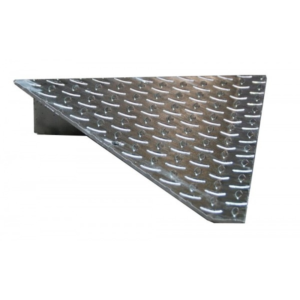 Product afbeelding: Oprijhoekelementen voor extra lage lekbakken van staal, bxl 500 x 500 mm