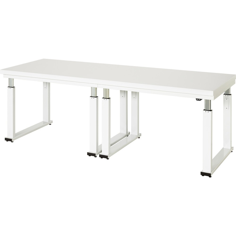 Product afbeelding: RAU elektrisch in hoogte verstelbare werkbank serie adlatus 600, h x b x d 740-1.140 x 2.500 x 900 mm, werkblad van hard laminaat