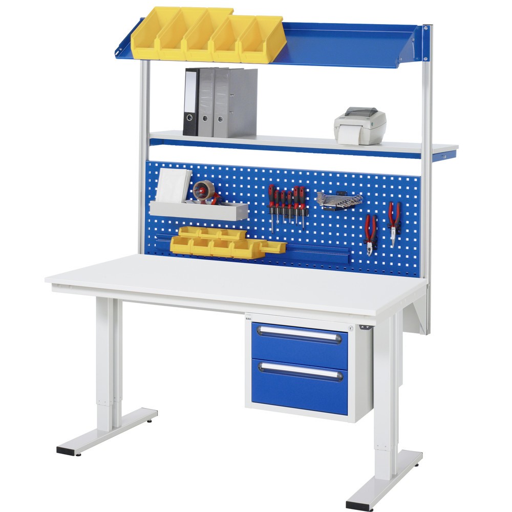 Productafbeelding nr. 4: RAU elektrisch in hoogte verstelbare werktafel serie adlatus 300, h x b x d 720-1.120 x 1.500 x 1.000 mm, werkblad met linoleum-/Universal-laag