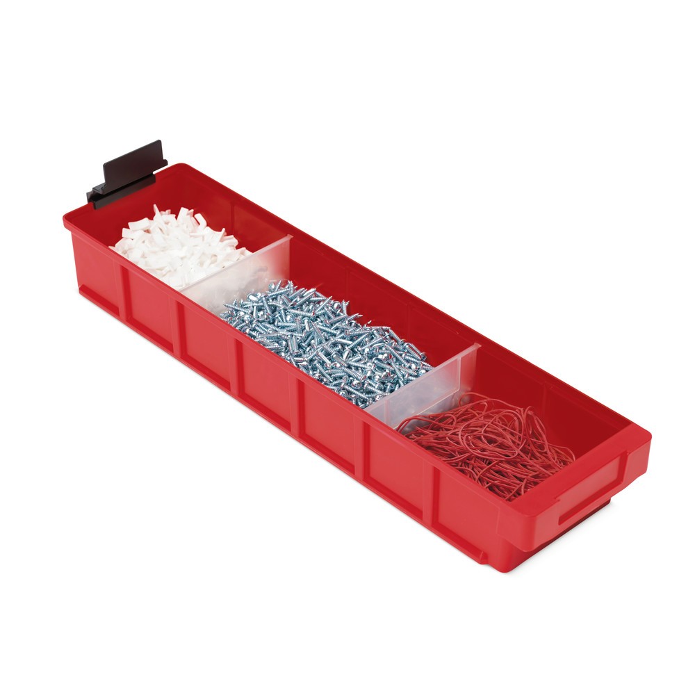 Productafbeelding nr. 2: Magazijnbakken zonder inkijkopening, bxd 186 x 300 mm, rood