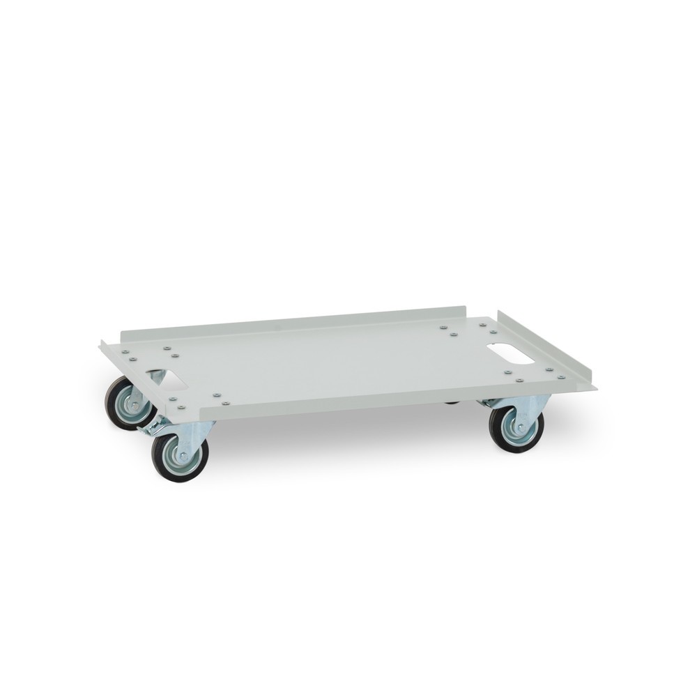 Product afbeelding: Rolwagen voor accukast CEMO, draagvermogen 240 kg, voor max. 2 stuks