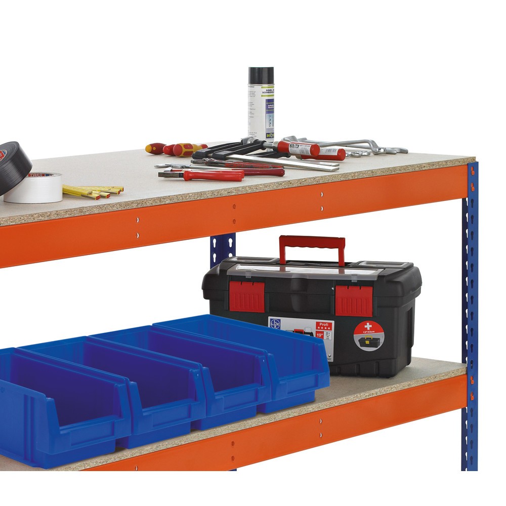Productafbeelding nr. 2: SCHULTE werktafel met 2 spaanplaten, hxbxd 990 x 1.841 x 773 mm