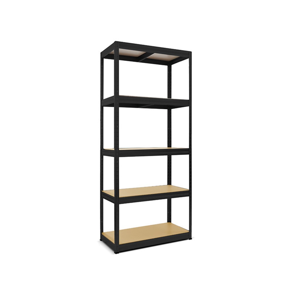 Product afbeelding: Stelling voor zware lasten HEMMDAL type S, zwart - 180 x 90 x 45 cm - tot 750 kg