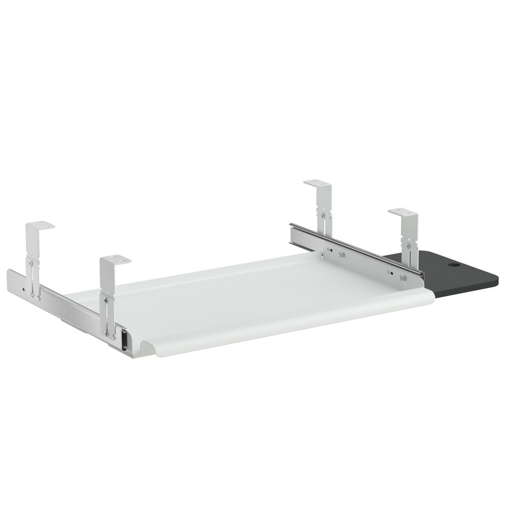Product afbeelding: Uitschuifblad voor toetsenbord met ESD voor werktafel, bxd 500 x 250 mm