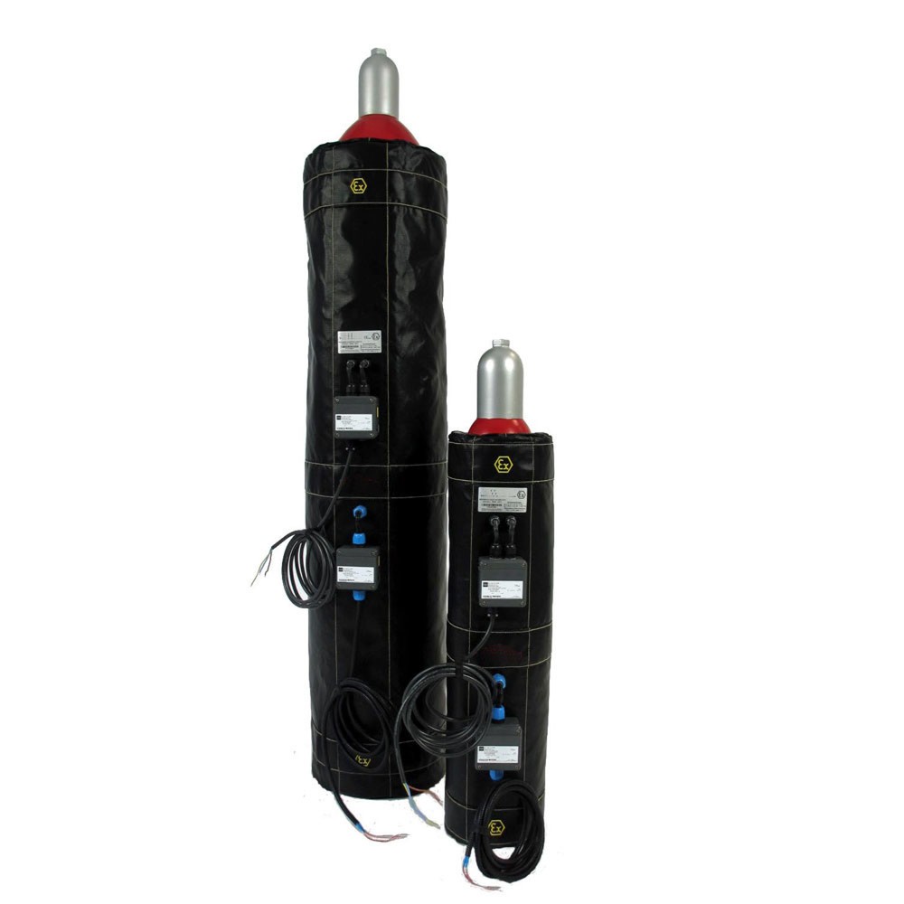 Product afbeelding: Verwarmingsmantel Kuhlmann ATEX voor gasflessen, 10 l, 230 V, 380 W, lxbxh 580 x 25 x 800 mm