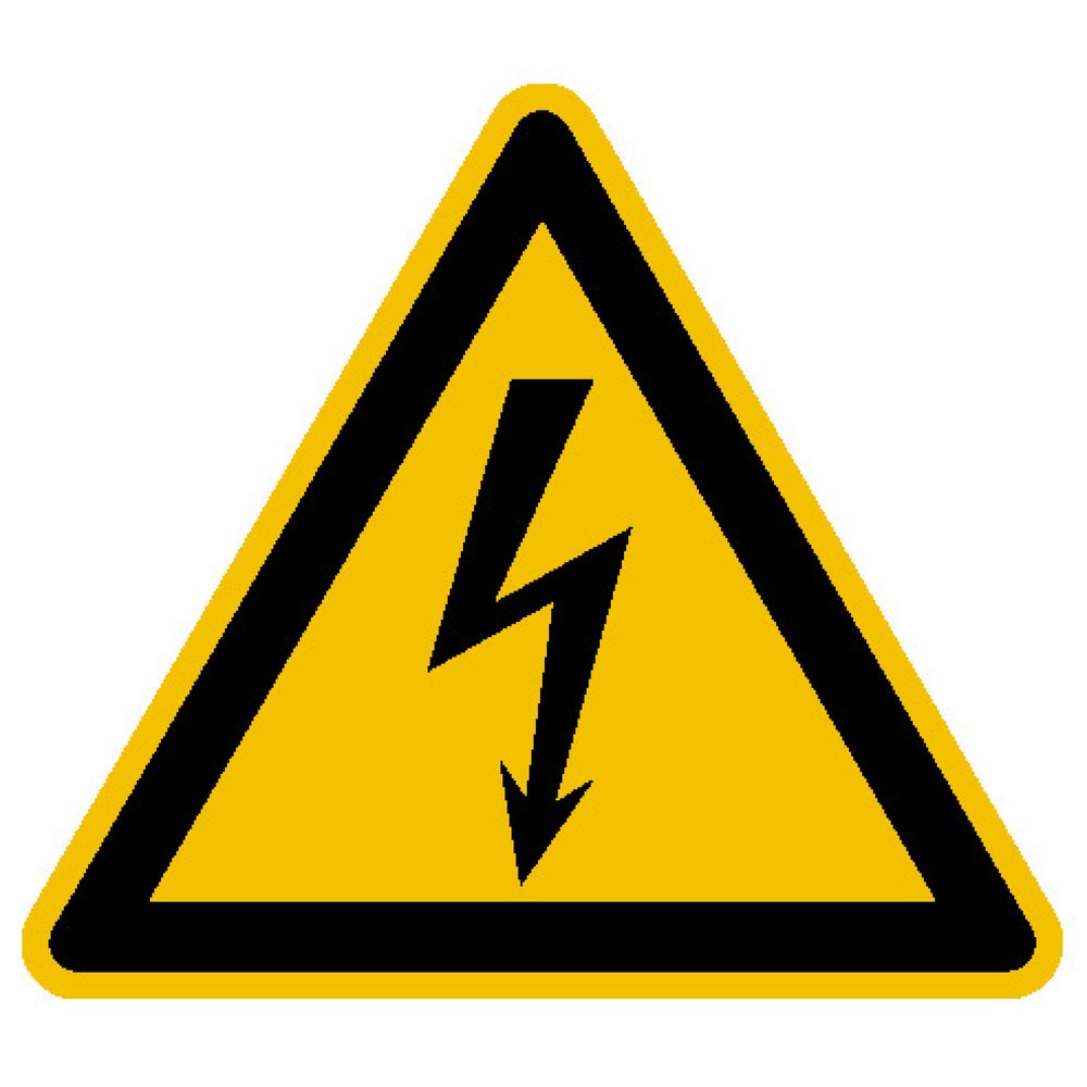 Waarschuwingsbord – Waarschuwing voor elektrische spanning